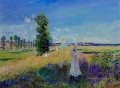 Der Weg Argenteuil Claude Monet